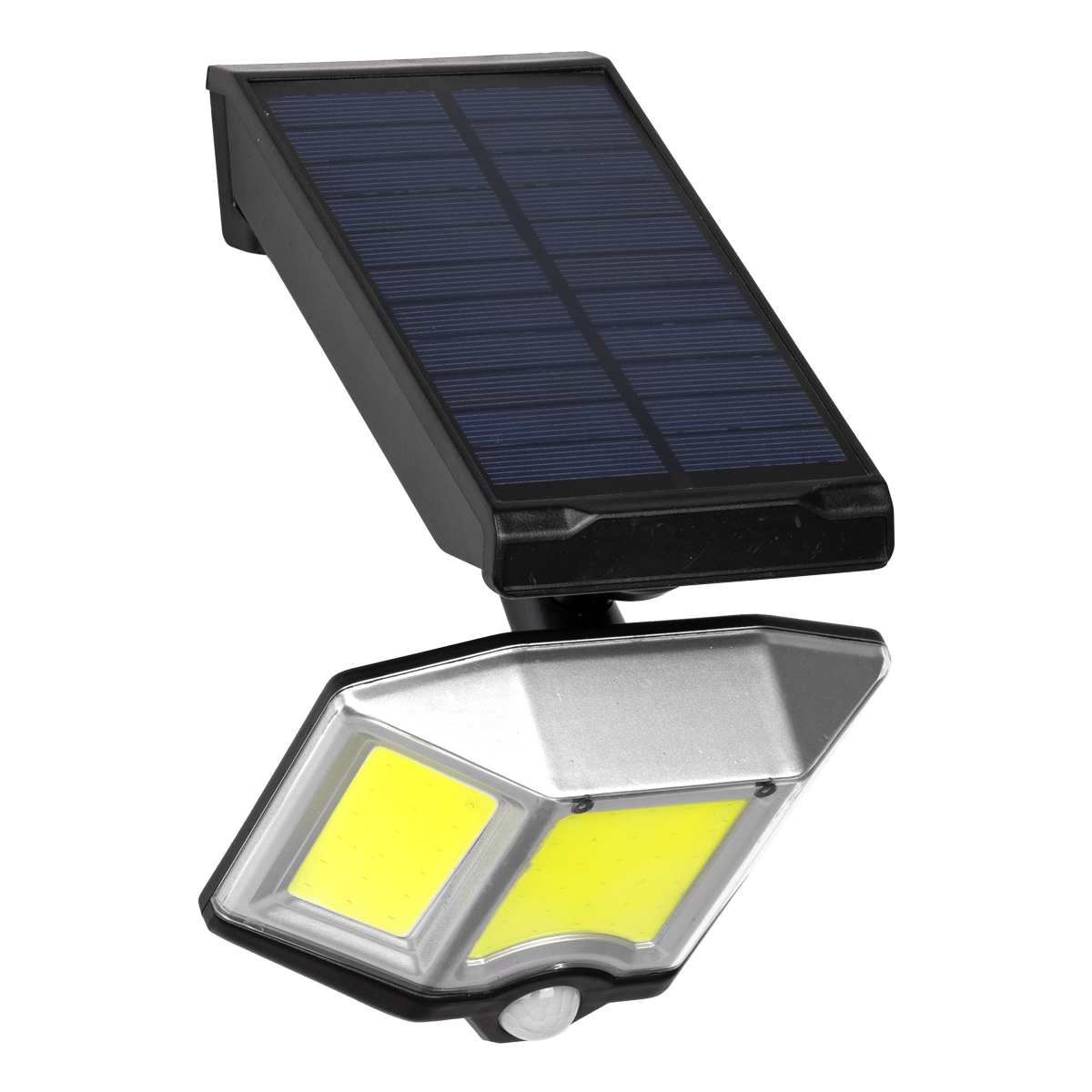 GloboStar® 71482 Αυτόνομος Ηλιακός Προβολέας LED COB 20W 1500lm με Ενσωματωμένη Μπαταρία 2400mAh - Φωτοβολταϊκό Πάνελ με Αισθητήρα Ημέρας-Νύχτας - PIR Αισθητήρα Κίνησης και Ασύρματο Χειριστήριο IR Αδιάβροχο IP65 Ψυχρό Λευκό 6000K - Image 3