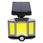 GloboStar® 71482 Αυτόνομος Ηλιακός Προβολέας LED COB 20W 1500lm με Ενσωματωμένη Μπαταρία 2400mAh - Φωτοβολταϊκό Πάνελ με Αισθητήρα Ημέρας-Νύχτας - PIR Αισθητήρα Κίνησης και Ασύρματο Χειριστήριο IR Αδιάβροχο IP65 Ψυχρό Λευκό 6000K - Image 4
