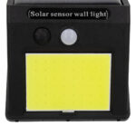 GloboStar® 71496 Αυτόνομο Ηλιακό Φωτιστικό LED COB 12W 1200lm με Ενσωματωμένη Μπαταρία 1200mAh - Φωτοβολταϊκό Πάνελ με Αισθητήρα Ημέρας-Νύχτας και PIR Αισθητήρα Κίνησης Αδιάβροχο IP65 Ψυχρό Λευκό 6000K - Image 6
