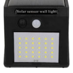 GloboStar® 71501 Αυτόνομο Ηλιακό Φωτιστικό LED SMD 8W 800lm με Ενσωματωμένη Μπαταρία 1200mAh - Φωτοβολταϊκό Πάνελ με Αισθητήρα Ημέρας-Νύχτας και PIR Αισθητήρα Κίνησης Αδιάβροχο IP65 Ψυχρό Λευκό 6000K - Image 6