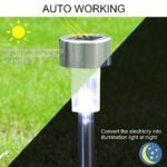 GloboStar® 71520 Αυτόνομο Ηλιακό Φωτιστικό LED SMD 1W 100lm με Ενσωματωμένη Μπαταρία 600mAh - Φωτοβολταϊκό Πάνελ με Αισθητήρα Ημέρας-Νύχτας Αδιάβροχο IP65 Φανάρι Κήπου Στρογγυλό Ψυχρό Λευκό 6000K - Image 9