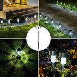 GloboStar® 71520 Αυτόνομο Ηλιακό Φωτιστικό LED SMD 1W 100lm με Ενσωματωμένη Μπαταρία 600mAh - Φωτοβολταϊκό Πάνελ με Αισθητήρα Ημέρας-Νύχτας Αδιάβροχο IP65 Φανάρι Κήπου Στρογγυλό Ψυχρό Λευκό 6000K - Image 12