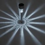GloboStar® 71520 Αυτόνομο Ηλιακό Φωτιστικό LED SMD 1W 100lm με Ενσωματωμένη Μπαταρία 600mAh - Φωτοβολταϊκό Πάνελ με Αισθητήρα Ημέρας-Νύχτας Αδιάβροχο IP65 Φανάρι Κήπου Στρογγυλό Ψυχρό Λευκό 6000K - Image 8