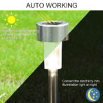 GloboStar® 71521 Αυτόνομο Ηλιακό Φωτιστικό LED SMD 1W 100lm με Ενσωματωμένη Μπαταρία 600mAh - Φωτοβολταϊκό Πάνελ με Αισθητήρα Ημέρας-Νύχτας Αδιάβροχο IP65 Φανάρι Κήπου Στρογγυλό Θερμό Λευκό 3000K - Image 2
