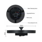 GloboStar® 71533 Ηλιακό Αυτόνομο Φωτοβολταϊκό Διακοσμητικό Συντριβάνι LED 3W με Μέγιστο Ύψος Νερού 30-60cm - 4 Διαφορετικά Μπέκ Ψεκασμού Αδιάβροχο IP68 Πολύχρωμο RGB Φ18 x Υ8cm - Image 12