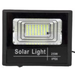 GloboStar® HERMES 71554 Αυτόνομος Ηλιακός Προβολέας LED SMD 25W 2000lm με Ενσωματωμένη Μπαταρία 3000mAh - Φωτοβολταϊκό Πάνελ με Αισθητήρα Ημέρας-Νύχτας και Ασύρματο Χειριστήριο RF 2.4Ghz Αδιάβροχος IP66 Ψυχρό Λευκό 6000K - 3 Χρόνια Εγγύηση - Image 4