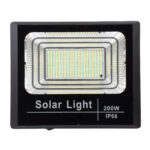 GloboStar® HERMES 71558 Αυτόνομος Ηλιακός Προβολέας LED SMD 200W 16000lm με Ενσωματωμένη Μπαταρία 20000mAh - Φωτοβολταϊκό Πάνελ με Αισθητήρα Ημέρας-Νύχτας και Ασύρματο Χειριστήριο RF 2.4Ghz Αδιάβροχος IP66 Ψυχρό Λευκό 6000K - 3 Χρόνια Εγγύηση - Image 4