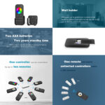 GloboStar® 73009 RT5 SKYDANCE Ασύρματο Χειριστήριο Αφής RF 2.4Ghz 1 Group για όλα τα RGBW+WW SKYDANCE Controller  DC 3V 2 x AAA - IP20 Μαύρο Μ5.3 x Π1.75 x Υ12.2cm - 5 Years Warranty - Image 12