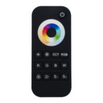 GloboStar® 73009 RT5 SKYDANCE Ασύρματο Χειριστήριο Αφής RF 2.4Ghz 1 Group για όλα τα RGBW+WW SKYDANCE Controller  DC 3V 2 x AAA - IP20 Μαύρο Μ5.3 x Π1.75 x Υ12.2cm - 5 Years Warranty