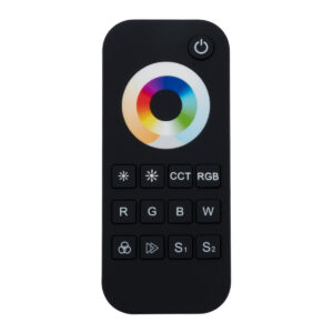 GloboStar® 73009 RT5 SKYDANCE Ασύρματο Χειριστήριο Αφής RF 2.4Ghz 1 Group για όλα τα RGBW+WW SKYDANCE Controller  DC 3V 2 x AAA - IP20 Μαύρο Μ5.3 x Π1.75 x Υ12.2cm - 5 Years Warranty