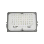 GLOBOSTAR® LUMOVOX 73067 Προβολέας LED 100W 5000lm 120° DC 5V με Φωτοβολταϊκό Panel 5V 8W & Επαναφορτιζόμενη Μπαταρία Li-ion 3.2V 5000mAh Αδιάβροχο IP65 Ψυχρό Λευκό 6000K - 120 x SMD2835 Sanan Chip - Γκρι Ανθρακί - Μ24.5 x Π0 x Υ15.8cm - 2 Χρόνια Εγγύηση - Image 4