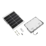 GLOBOSTAR® LUMOVOX 73069 Προβολέας LED 300W 15000lm 120° DC 5V με Φωτοβολταϊκό Panel 5V 20W & Επαναφορτιζόμενη Μπαταρία Li-ion 3.2V 15000mAh Αδιάβροχο IP67 Ψυχρό Λευκό 6000K - 360 x SMD2835 Sanan Chip - Γκρι Ανθρακί - Μ37 x Π7.5 x Υ27cm - 2 Χρόνια Εγγύηση - Image 10