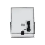 GLOBOSTAR® LUMOVOX 73069 Προβολέας LED 300W 15000lm 120° DC 5V με Φωτοβολταϊκό Panel 5V 20W & Επαναφορτιζόμενη Μπαταρία Li-ion 3.2V 15000mAh Αδιάβροχο IP67 Ψυχρό Λευκό 6000K - 360 x SMD2835 Sanan Chip - Γκρι Ανθρακί - Μ37 x Π7.5 x Υ27cm - 2 Χρόνια Εγγύηση - Image 9