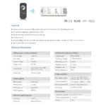 GloboStar® 73118 RT1+V1 SKYDANCE ΣΕΤ Dimmer & Ασύρματο Χειριστήριο Αφής 1 Group RF 2.4Ghz 8A Max DC 5-36V (288W) - DC 3V IP20 - 5 Χρόνια Εγγύηση - Image 8