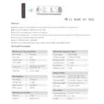 GloboStar® 73119 V1+R11 SKYDANCE ΣΕΤ Dimmer & Ασύρματο Χειριστήριο Αφής 1 Group RF 2.4Ghz 8A Max DC 5-36V (288W) - DC 3V IP20 - 5 Χρόνια Εγγύηση - Image 9