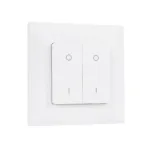 GloboStar® 73122 PF1-2 SKYDANCE Ασύρματο Επιτοίχιο Χειριστήριο 2 Group  RF 2.4Ghz DC3V IP20 - Μ8.5 x Π8.5 x Υ1.7cm - 5 Χρόνια Εγγύηση