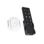 GloboStar® 73125 S1-B+R1 SKYDANCE ΣΕΤ Dimmer & Ασύρματο Χειριστήριο Αφής 1 Group RF 2.4Ghz 1.5A Max AC100-240V (360W) - DC 3V IP20 - 5 Χρόνια Εγγύηση