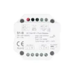 GloboStar® 73125 S1-B+R1 SKYDANCE ΣΕΤ Dimmer & Ασύρματο Χειριστήριο Αφής 1 Group RF 2.4Ghz 1.5A Max AC100-240V (360W) - DC 3V IP20 - 5 Χρόνια Εγγύηση - Image 3