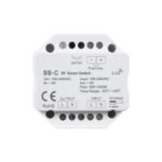 GloboStar® 73126 SS-C SKYDANCE AC RF 2.4Ghz & Push Switch 1 Κανάλι AC 100-240V 1 x 6A 1440W - Max 6A 1440W - IP20  Μ5.2 x Π5.2 x Υ2.6cm - 5 Χρόνια Εγγύηση - Image 2