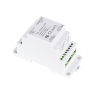 GloboStar® 73137 DA SKYDANCE DC DMX512 Signal Amplifier Din Rail Ράγας 2 Καναλιών DC 12-48V - IP20  Μ11.5 x Π5 x Υ6.5cm - 5 Χρόνια Εγγύηση