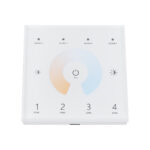 GloboStar® 73160 T12 SKYDANCE Ασύρματο DMX512 Επιτοίχιο Χειριστήριο RF 2.4Ghz 4 Group για όλα τα SKYDANCE DMX512 Controller AC 100-240V Max 0.1A - IP20  Μ8.5 x Π8.5 x Υ3.5cm - 5 Χρόνια Εγγύηση - Image 3