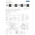 GloboStar® 73160 T12 SKYDANCE Ασύρματο DMX512 Επιτοίχιο Χειριστήριο RF 2.4Ghz 4 Group για όλα τα SKYDANCE DMX512 Controller AC 100-240V Max 0.1A - IP20  Μ8.5 x Π8.5 x Υ3.5cm - 5 Χρόνια Εγγύηση - Image 8