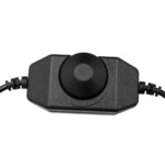 GloboStar® 73306 LED Dimmer με Ροοστάτη & Διακόπτη On/Off Μαύρο DC 12-24V Max 120W - Image 3