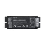 GloboStar® 73311 DC RF 2.4Ghz Controller & Dimmer 1 Κανάλι DC 12-24V 25A MAX 600W IP 20 Μ12.7 x Π4 x Υ3.2cm με Χειριστήριο RF 2.4Ghz SYNC - Image 3