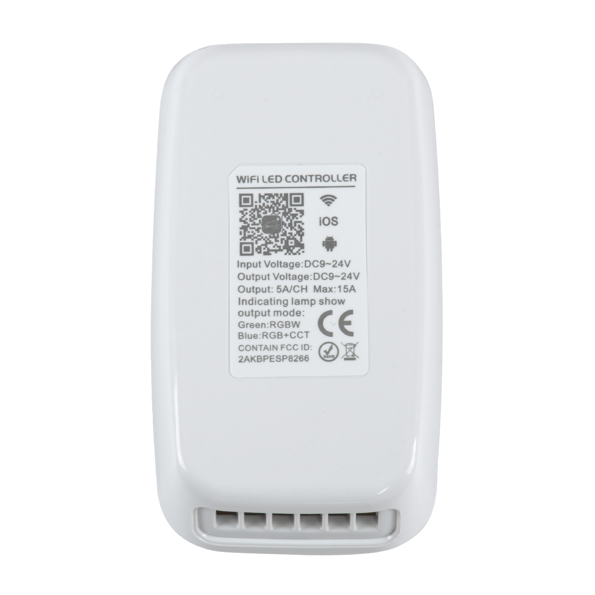 GloboStar® 73355 Ασύρματος WiFi LED RGBW+WW+CCT Controller IOS/Android 2in1 DC 9-24V Max 180W - Image 4