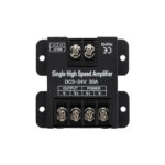GloboStar® 73396 DC Power & Signal High Speed Amplifier Ενισχυτής Ισχύος & Σήματος Υψηλών Ταχυτήτων 1 Καναλιού DC 5-24V 1 x 30A 360W - Max 30A 360W - IP20 - Single Color - Μ6.3 x Π6.7 x Υ2cm - 2 Χρόνια Εγγύηση - Image 2