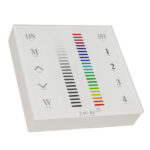 Ασύρματο LED RGB Χειριστήριο Αφής και Τοίχου 2.4G RF Έως και 4 Διαφορετικά Groups DC GloboStar 73417