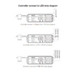 GloboStar® 73422 LS2 Mi-BOXER DC RF 2.4Ghz 5 in 1 Dimmer High Speed Controller / Dimmer 5 Καναλιών DC 12-24V 5 x 3A 72W - Max 15A 360W - IP20 RGBW+WW Μ13 x Π5 x Υ2.5cm - 5 Years Warranty - Image 15