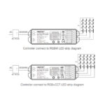 GloboStar® 73422 LS2 Mi-BOXER DC RF 2.4Ghz 5 in 1 Dimmer High Speed Controller / Dimmer 5 Καναλιών DC 12-24V 5 x 3A 72W - Max 15A 360W - IP20 RGBW+WW Μ13 x Π5 x Υ2.5cm - 5 Years Warranty - Image 16