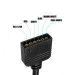 GloboStar® 73427 Ασύρματος LED RGBW + WW Controller με Χειριστήριο RF 2.4Ghz DC 5-24V Max 144W - Image 2