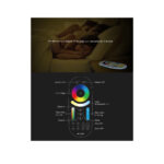 GloboStar® 73434 FUT092 Mi-Light Ασύρματο Χειριστήριο Αφής RF 2.4Ghz 4 Group για όλα τα RGBW+WW Mi-BOXER Controller DC 3V 2 x AAA - IP20 Λευκό - Μ13.7 x Π5.5 x Υ2cm - 5 Years Warranty - Image 4