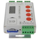 GloboStar® 73444 LED Digital RGB Controller DMX512 & Κάρτα SD για LED Digital RGB Προϊόντα 5v - 12v - 24v  HC03 2048 IC - Image 3