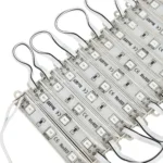 GLOBOSTAR® MODULARI 73703 Module LED 0.8W 64lm 120° DC 12V Αδιάβροχο IP65 3 x SMD5050 Chip Κόκκινο Dimmable - Μ7.7 x Π1.5 x Υ0.5cm - Πακέτο 20 Τεμαχίων - 3 Χρόνια Εγγύηση - Image 3