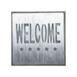 GloboStar® SENSATI 75658 Φωτιστικό Τοίχου Ένδειξης WELCOME 5 STARS LED 1W AC 220-240V IP20 - Σώμα Αλουμινίου - Μ11 x Π11 x Υ3cm - Πράσινο - Image 2