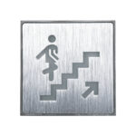 GloboStar® SENSATI 75659 Φωτιστικό Τοίχου Ένδειξης STAIRS UP ARROW LED 1W AC 220-240V IP20 - Σώμα Αλουμινίου - Μ11 x Π11 x Υ3cm - Πράσινο - Image 2