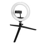 GloboStar® 75800 Professional Digital Ring Light Φ20cm LED SMD 20W 2000lm 180° DC 5V με Καλώδιο Τροφοδοσίας USB - Ενσωματωμένο Χειριστήριο Εναλλαγής Χρωμάτων & 1 Βάση Τηλεφώνου - Πολύχρωμο RGBW+WW Dimmable - Image 6