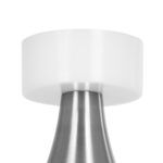 GloboStar® DOLLY 76468 Μοντέρνο Επιτραπέζιο Φωτιστικό Πορτατίφ LED 1.5W 105lm 120° DC 5V Επαναφορτιζόμενο με Μπαταρία Li-ion 1800mAh - Διακόπτη Αφής με 3 Εναλλαγές Φωτισμού CCT Θερμό - Φυσικό - Ψυχρό 1500K - 4500K - 6000K Dimmable - D9 x 21cm - Ασημί - Image 6