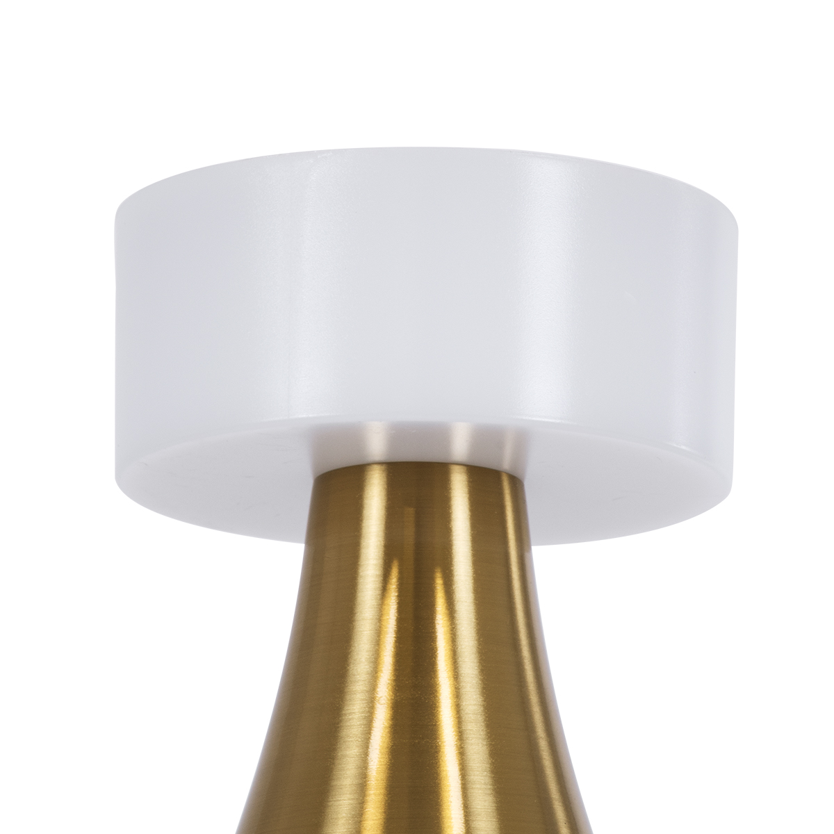 GloboStar® DOLLY 76470 Μοντέρνο Επιτραπέζιο Φωτιστικό Πορτατίφ LED 1.5W 105lm 120° DC 5V Επαναφορτιζόμενο με Μπαταρία Li-ion 1800mAh - Διακόπτη Αφής με 3 Εναλλαγές Φωτισμού CCT Θερμό - Φυσικό - Ψυχρό 1500K - 4500K - 6000K Dimmable - D9 x 21cm - Χρυσό - Image 6