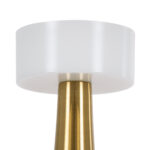 GloboStar® NANNA 76475 Μοντέρνο Επιτραπέζιο Φωτιστικό Πορτατίφ LED 1.5W 105lm 120° DC 5V Επαναφορτιζόμενο με Μπαταρία Li-ion 1800mAh - Διακόπτη Αφής με 3 Εναλλαγές Φωτισμού CCT Θερμό - Φυσικό - Ψυχρό 1500K - 4500K - 6000K Dimmable - D9 x 21cm - Χρυσό - Image 6