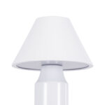 GloboStar® LUNNA 76476 Μοντέρνο Επιτραπέζιο Φωτιστικό Πορτατίφ LED 1.5W 105lm 120° DC 5V Επαναφορτιζόμενο με Μπαταρία Li-ion 1800mAh - Διακόπτη Αφής με 3 Εναλλαγές Φωτισμού CCT Θερμό - Φυσικό - Ψυχρό 1500K - 4500K - 6000K Dimmable - D9 x 23cm - Λευκό - Image 6