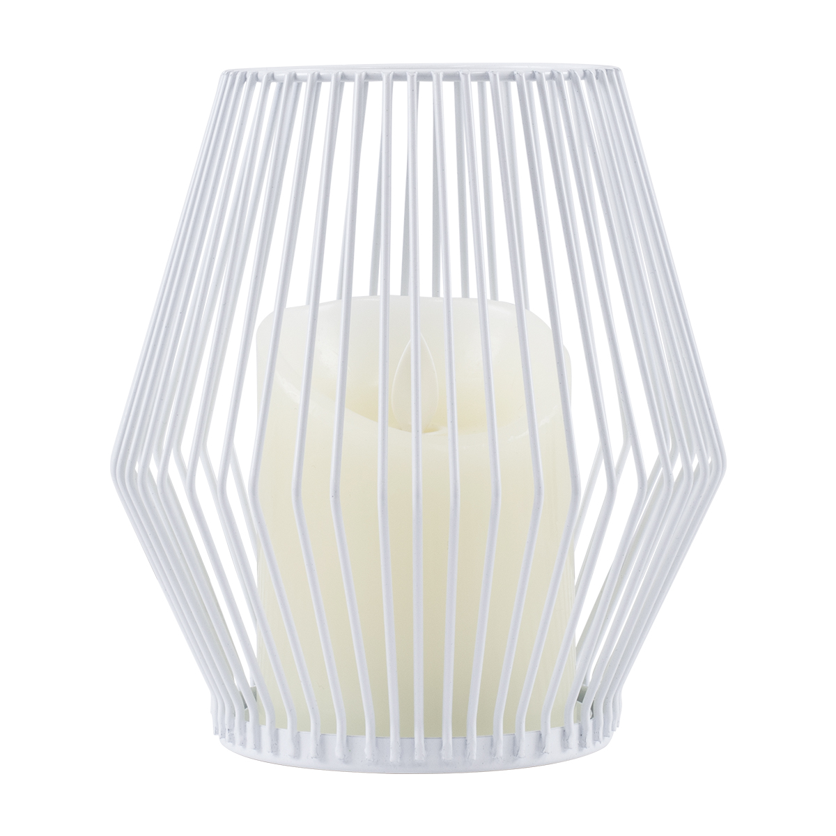 GloboStar® CANDLE 76488 Διακοσμητικό Realistic Κερί με LED Εφέ Κινούμενης Φλόγας - Μπαταρίας 2 x AA (Δεν Συμπεριλαμβάνονται) & Ασύρματο Χειριστήριο IR Θερμό Λευκό 2700K Dimmable Λευκό Φ14 x Υ16cm - Image 2