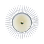 GloboStar® CANDLE 76490 Διακοσμητικό Realistic Κερί με LED Εφέ Κινούμενης Φλόγας - Μπαταρίας 2 x AA (Δεν Συμπεριλαμβάνονται) & Ασύρματο Χειριστήριο IR Θερμό Λευκό 2700K Dimmable Λευκό Φ14 x Υ16cm - Image 3