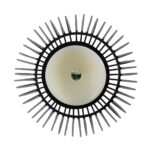 GloboStar® CANDLE 76494 Διακοσμητικό Realistic Κερί με LED Εφέ Κινούμενης Φλόγας - Μπαταρίας 2 x AA (Δεν Συμπεριλαμβάνονται) & Ασύρματο Χειριστήριο IR Θερμό Λευκό 2700K Dimmable Μαύρο Φ16 x Υ18cm - Image 3