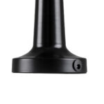 GloboStar® COCO 76509 Μοντέρνο Επιτραπέζιο Φωτιστικό Πορτατίφ LED 1.5W 105lm 120° DC 5V Επαναφορτιζόμενο με Μπαταρία Li-ion 1800mAh - Διακόπτη Αφής με 3 Εντάσεις Φωτισμού Θερμό Λευκό 2700K Dimmable - Φ10 x 22cm - Μαύρο - Image 5