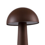 GloboStar® COCO 76513 Μοντέρνο Επιτραπέζιο Φωτιστικό Πορτατίφ LED 1.5W 105lm 120° DC 5V Επαναφορτιζόμενο με Μπαταρία Li-ion 1800mAh - Διακόπτη Αφής με 3 Εντάσεις Φωτισμού Θερμό Λευκό 2700K Dimmable - Φ10 x 22cm - Σκούρο Καφέ - Image 7