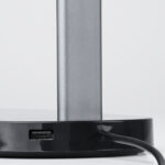 GloboStar® FIARIA 76530 Μοντέρνο Επιτραπέζιο Φωτιστικό Πορτατίφ LED 5W 500lm 180° DC 5V - με Ασύρματη Φόρτιση - Wireless Charger - Διακόπτη Αφής - CCT Θερμό Λευκό 2700K - Φυσικό Λευκό 4500K - Ψυχρό Λευκό 6000K Dimmable - Μ25 x Π10.5 x Υ35.5 - Μαύρο - Image 10